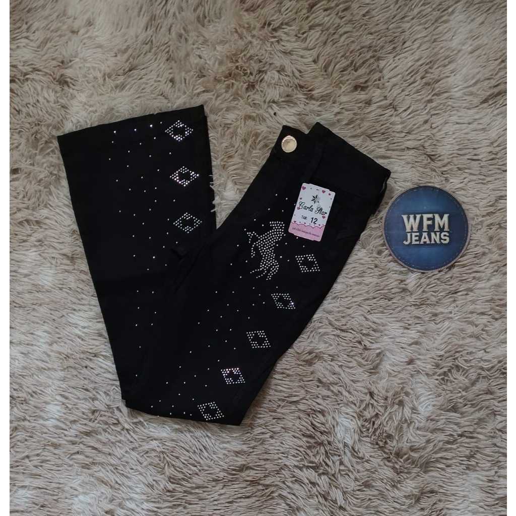 Calça Flare Country Cavalinho Lozango Infantil