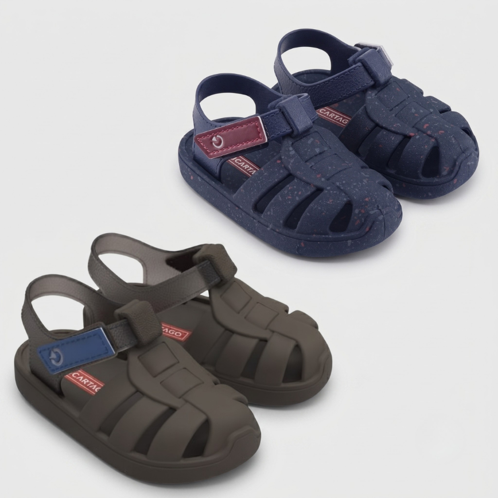 Sandália Cartago Oslo Baby Infantil Papete Conforto Ajustável Original