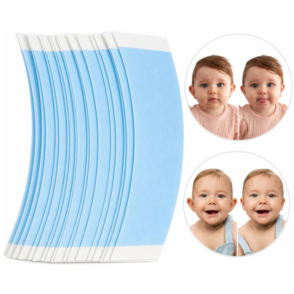 Kit 72 Fita Adesiva De Invisível Correção Para Orelhas De Abano Adulto Bebe - Fixação Extra Forte e Discreta