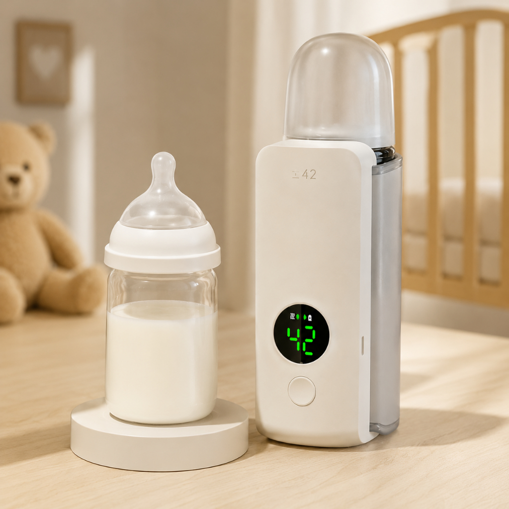 Aquecedor de Mamadeira Portátil USB Para Bebê Aquecimento Rápido Temperatura Inteligente
