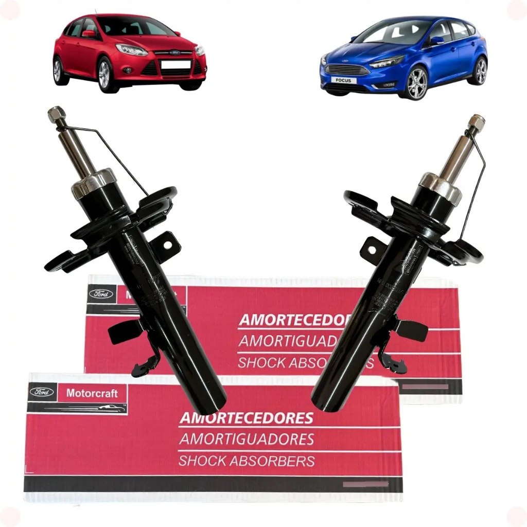 Par Amortecedor Dianteiro Motorcraft Focus Hatch ou Sedan 2014 A 2019