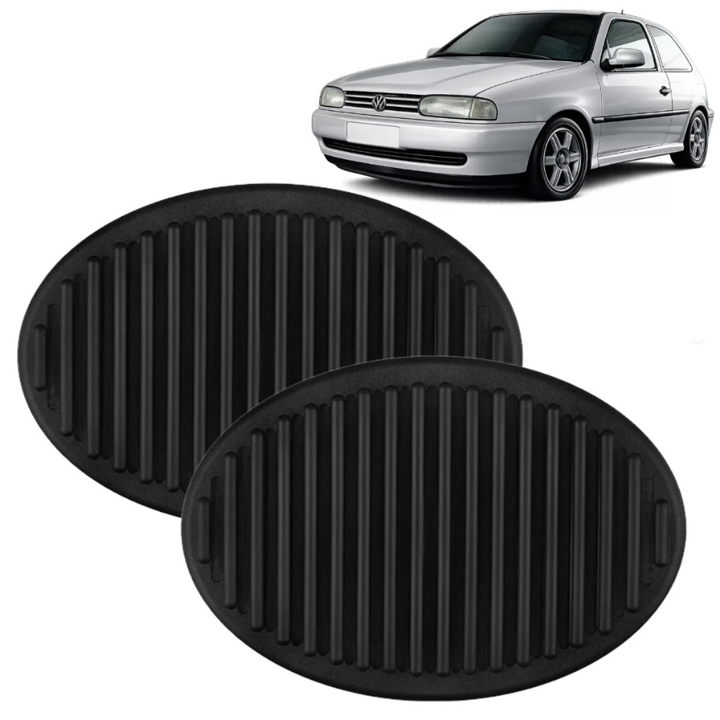 Par Telas Grade Alto Falante 5x7 Traseiro Gol G2 Bola G3 1996 a 2003