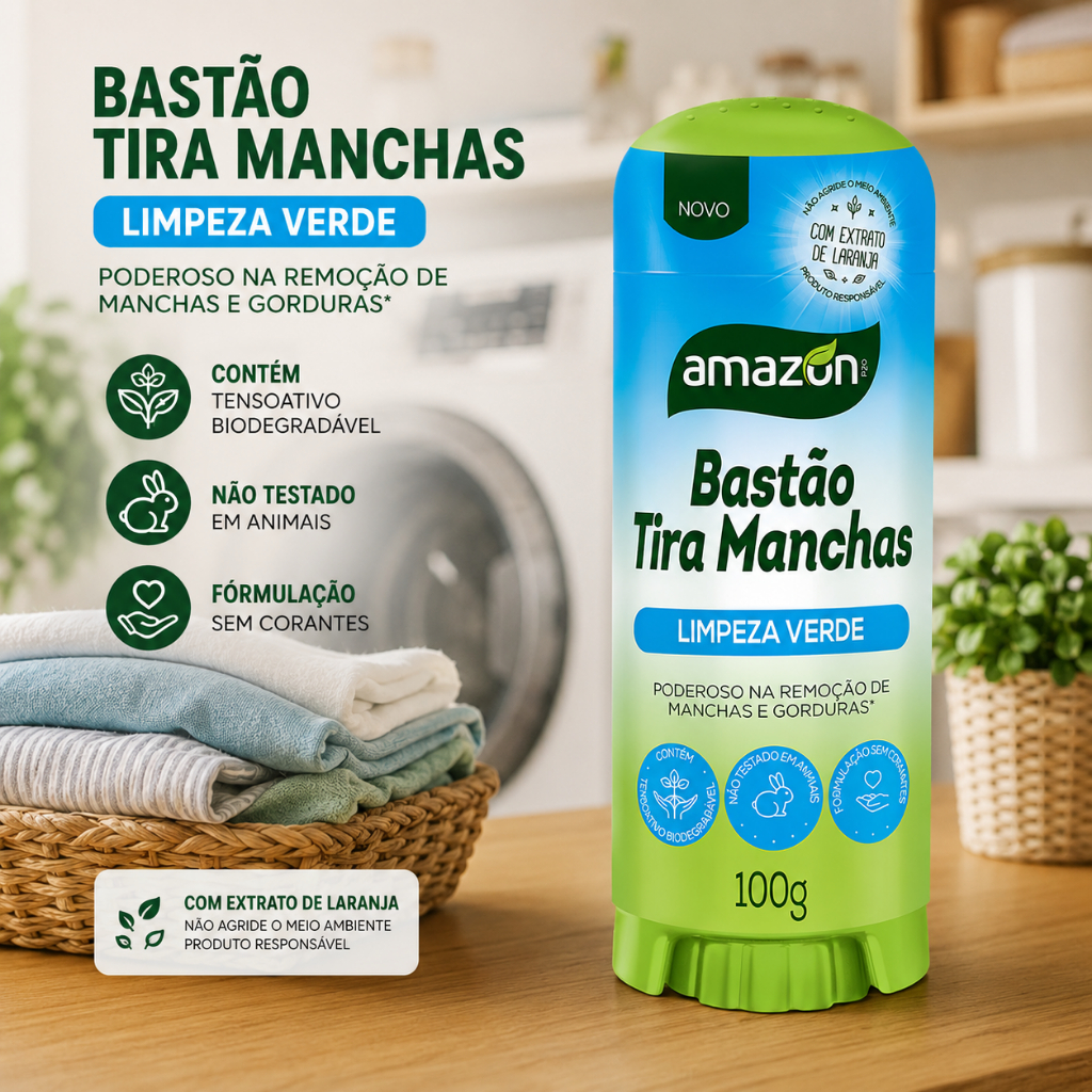 Bastão Tira Manchas Amazon - 100g