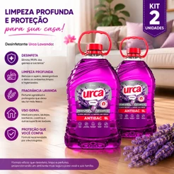 Kit 2 DESINFETANTES URCA LAVANDA 5L