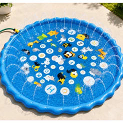Piscina Com Chafariz Brinquedo Inflável com Pulverizador Sprinkler MO-SCC01