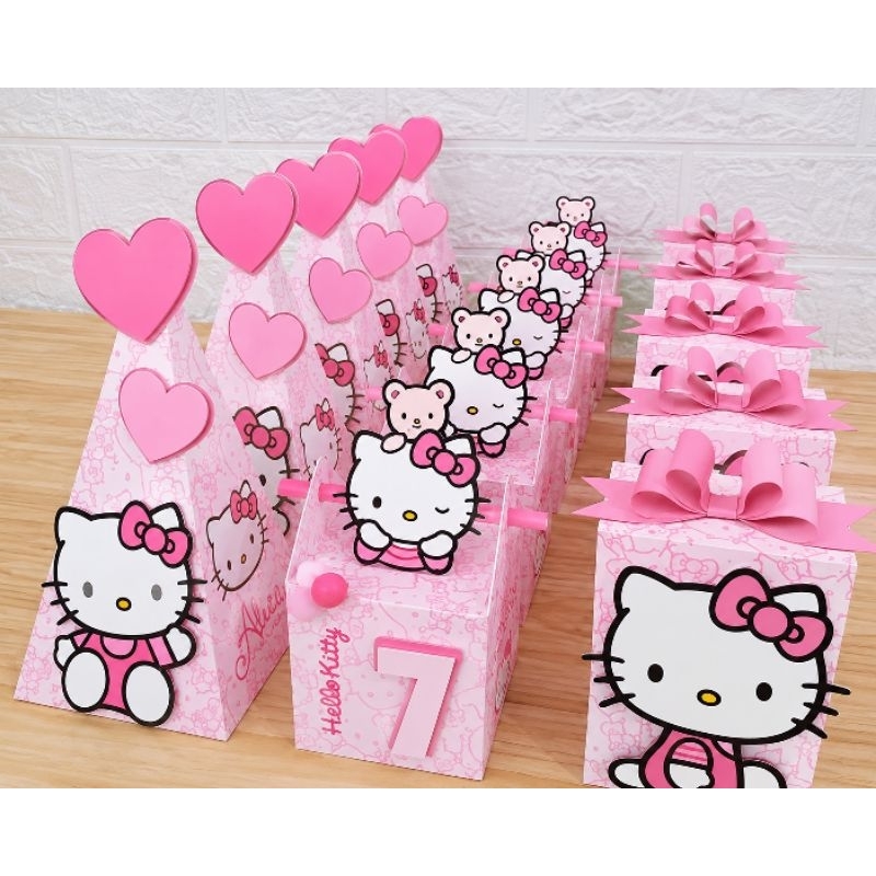 KIT FESTA PERSONALIZADA HELLO KIT ROSA