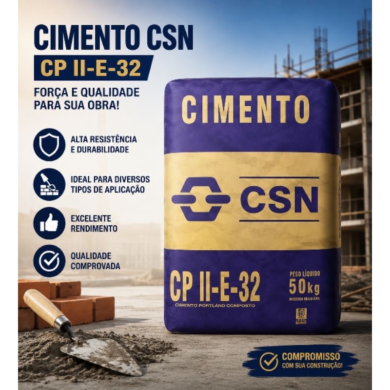 25kg de cimento pronto pra uso-(COMPRAR 1  PRODUTO  POR VEZ)