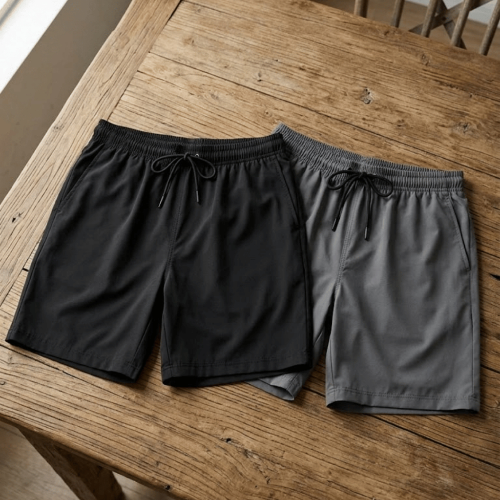 Kit com 2 Shorts Tactel Homem Molinho Academia