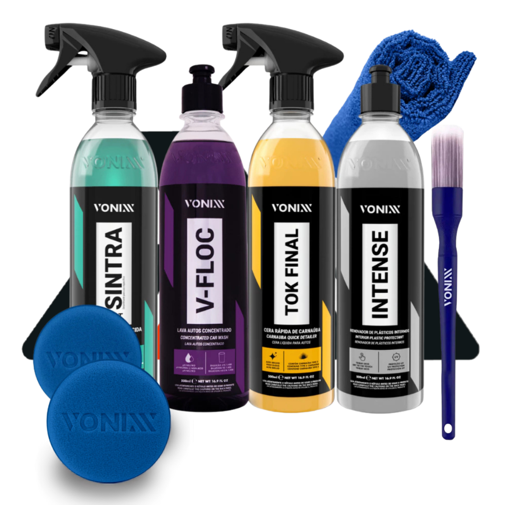 Kit Shampoo V-Floc Cera Tok Final Sintra Fast Intense Vonixx Pincel Toalha Aplicador