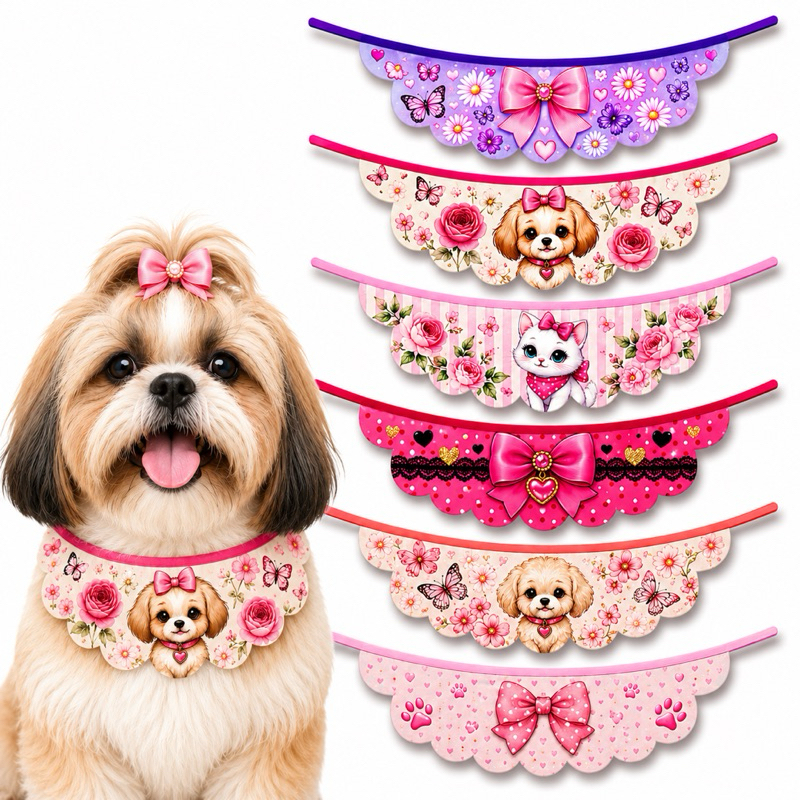 Roupa para Cachorro Gargantilha Pet | Acessórios Pet | Acessório para Cães | Fêmea