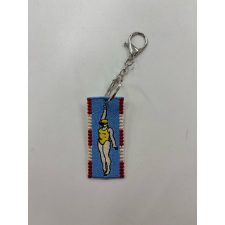 patch chaveiro  bordado  natação