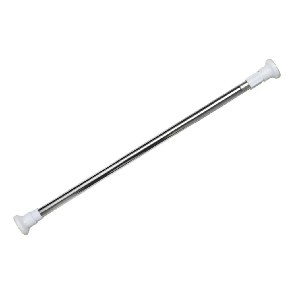 Varão Extensível Cromado Para Cortina Box Banheiro