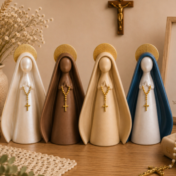 Imagem nossa senhora aparecida, lembrança de batizado, maternidade, crisma, casamento e caixa de padrinhos decoração