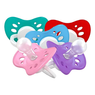Chupeta Plus Bico Redondo 100% Silicone Infantil