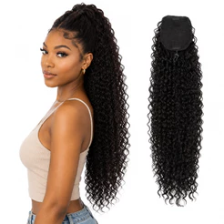 Rabo de Cavalo Cacheado Afro Longo Aplique Fibra Orgânica Natural