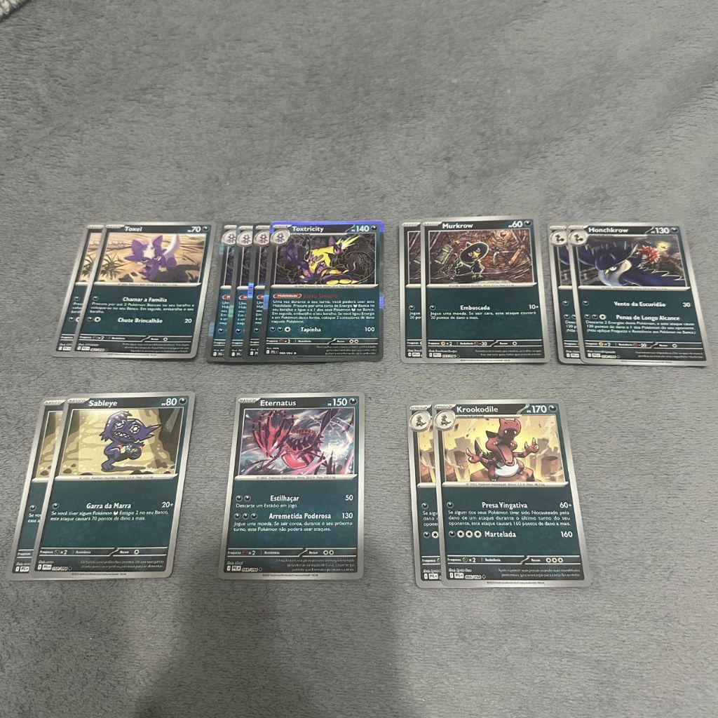 Cartas Pokémon Mega Evolução (094) Reverse Holo e Holo - Dark | Master Set | Escolha a Carta