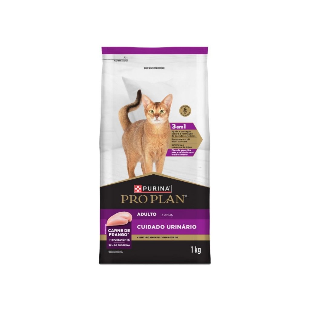 Ração Pro Plan Frango Urinary Gatos Adultos 1kg Purina