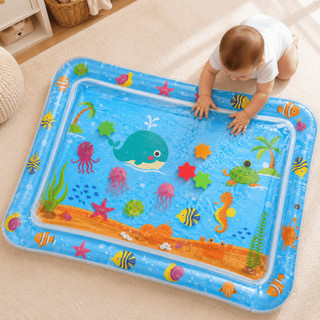 Tapete Infantil de Água Inflável para Bebê Sensorial Coordenação Motora Brinquedo Educati…