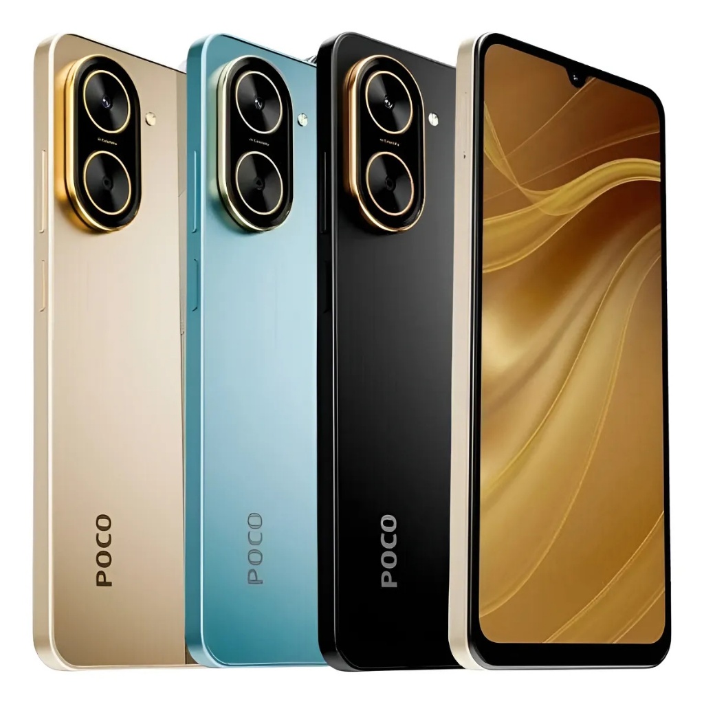 Celular Smartphone Xiaomi POCO C71 128GB / 64GB Dual Sim 4G Tela 6.88"