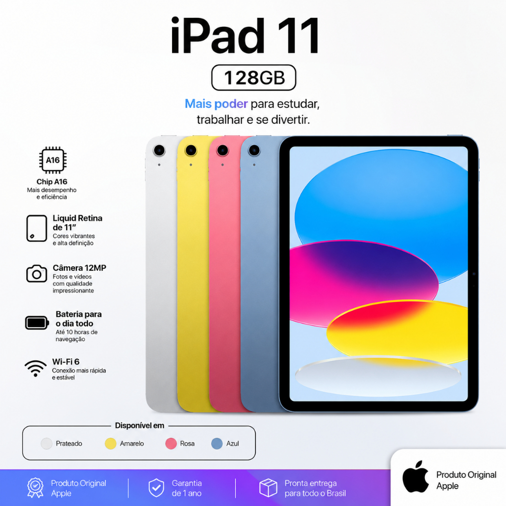 iPad Apple 11 - 128GB Wi-Fi