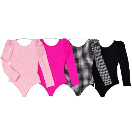 Body Infantil Menina Manga Longa Bory Infantil Menina Manga princesa Roupa Infantil Menina Mini Blogueirinha