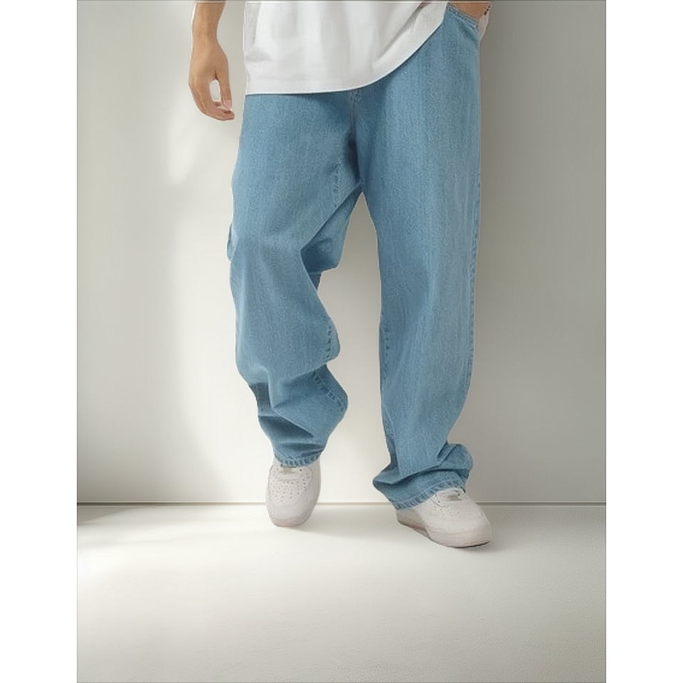 Calça Balão Masculino Jeans Sarja