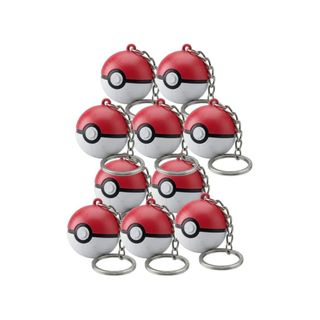 Kit 10 Chaveiros Pokébola Pokémon Alta Qualidade