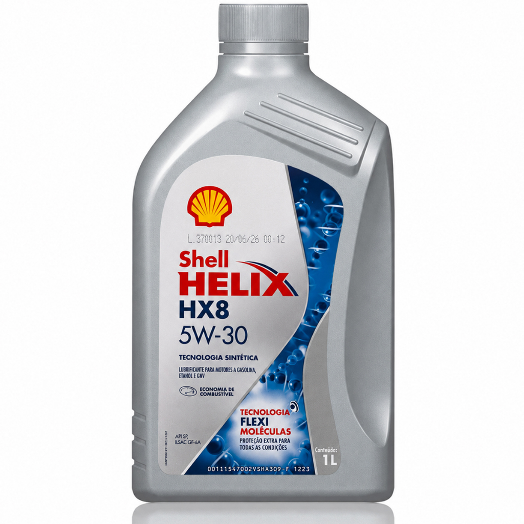 Óleo De Motor Lubrificante Shell HX8 5W30 Api SP Ilsac GF-6A Semissintético