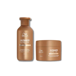 Kit Wella Professionals Ultimate Luxe Oil - Shampoo nutricao 250ml + Mascara 150ml