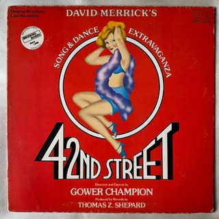 DISCO DE VINIL LP - DAVID MERRICK'S – 42ND STREET: ORIGINAL BROADWAY CAST RECORDING (1987) (CAPA GATEFOLD)