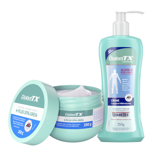Kit 2 Hidratante Goicoechea Diabettx para Pele Seca sem Fragrância