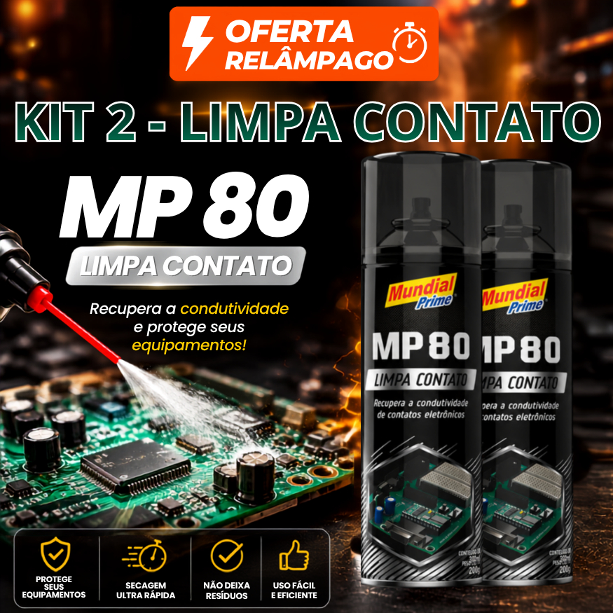 Spray Limpa Contato 300ml Elétrico Eletrônico Circuitos Limpeza e Placas