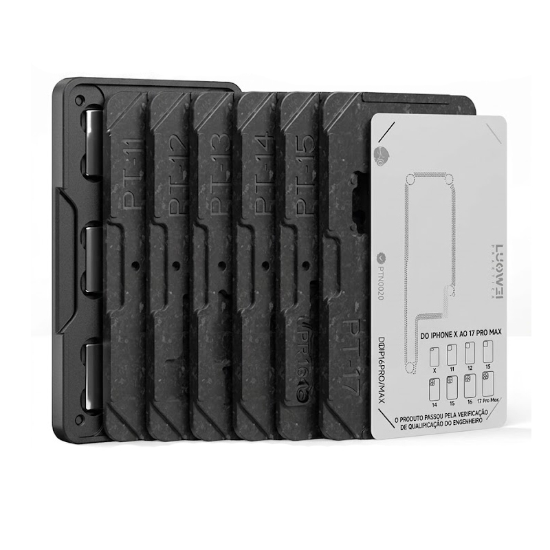 Kit Plataforma Reballing Luowei Lw-pt01 Iphone X -17 Pro Max
