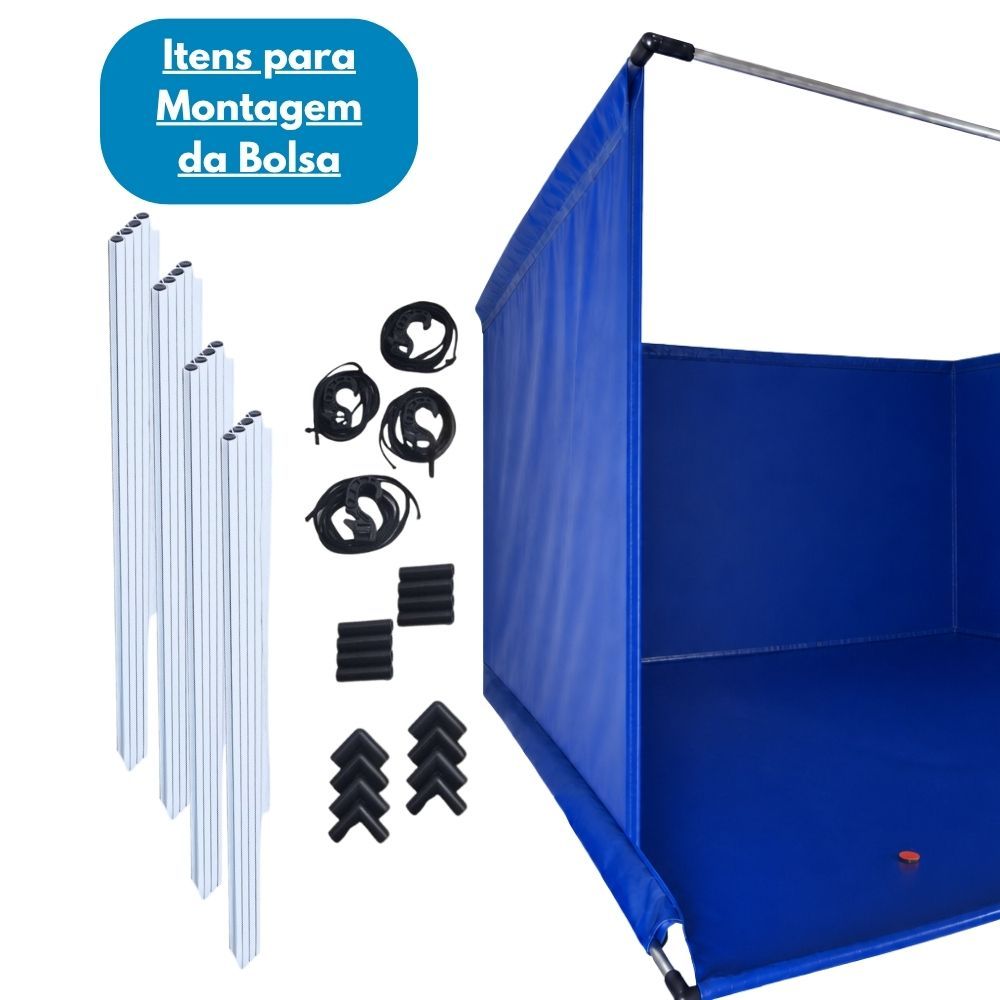 Bolsa Coletora K7 Pro Limpeza Ar Condicionado Cassete Com Abas Antirrespingo Desmontável — imagem 2 de 2