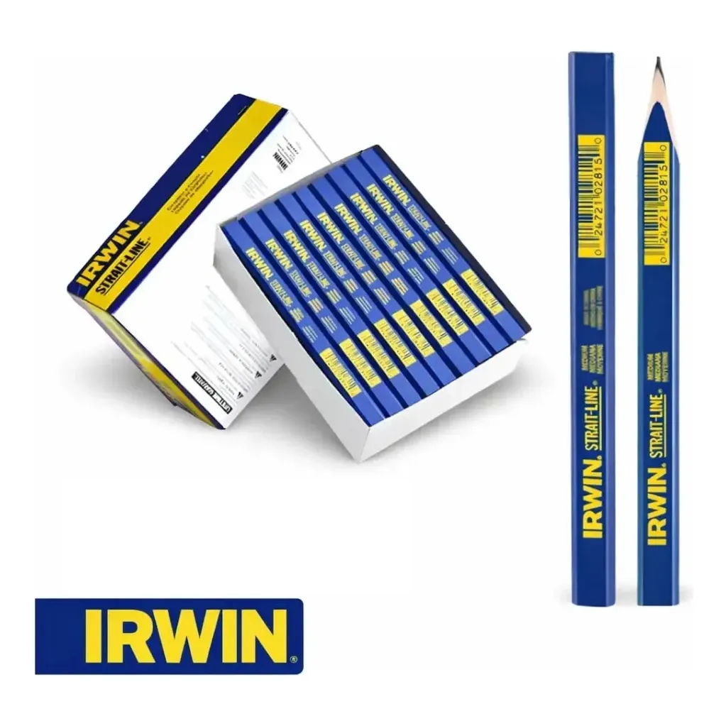 5 Lapis Carpinteiro e Marceneiro Azul Irwin