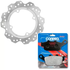 Disco de Freio Traseiro Cb 500X Cb 500F Cb 500R 2014-2025 + Pastilhas Cobreq Racing
