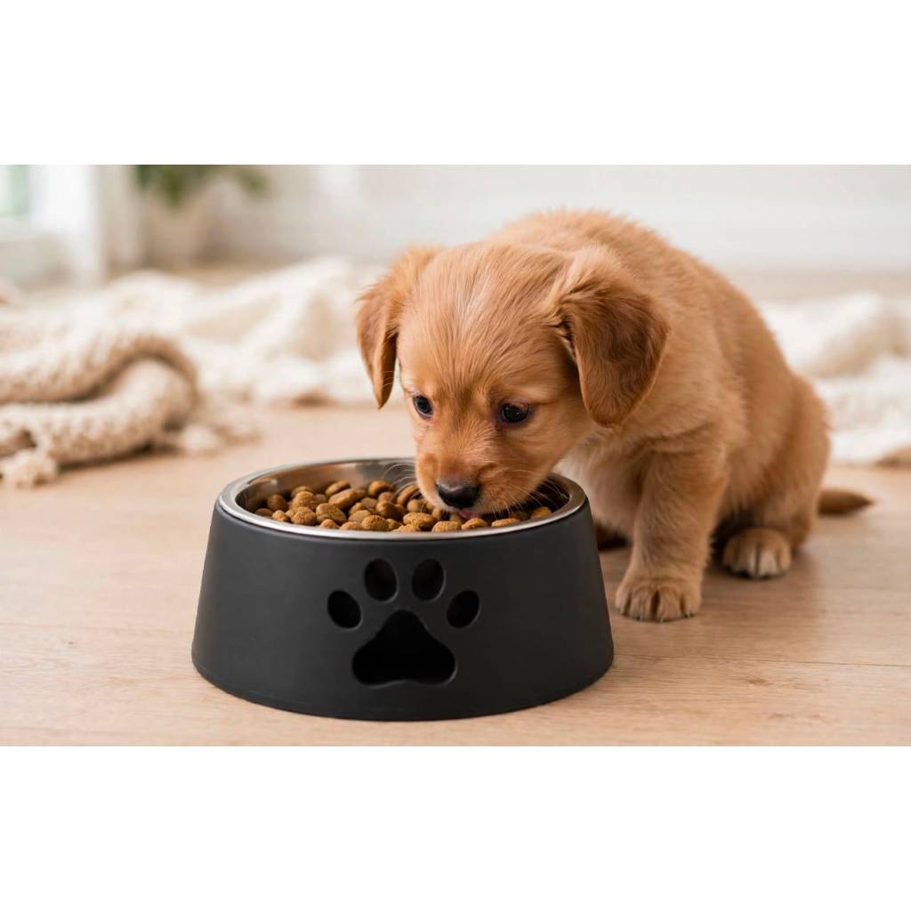 Comedouro Elevado Pet Inox Cachorro Gato Bebedouro Tigela Ração Água Antivômito — imagem 2 de 2