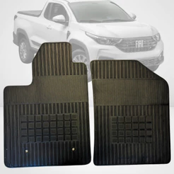 Jogo Tapete Borracha Strada 2020 a 2024 2 Peças Car Floor