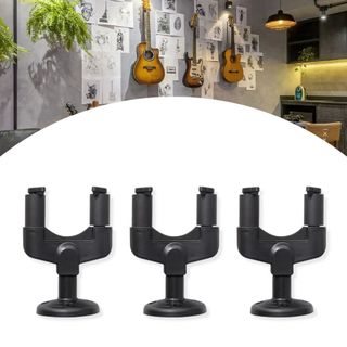 Kit Com 3 Suportes De Parede Para Violão Guitarra Banjo Sg-1