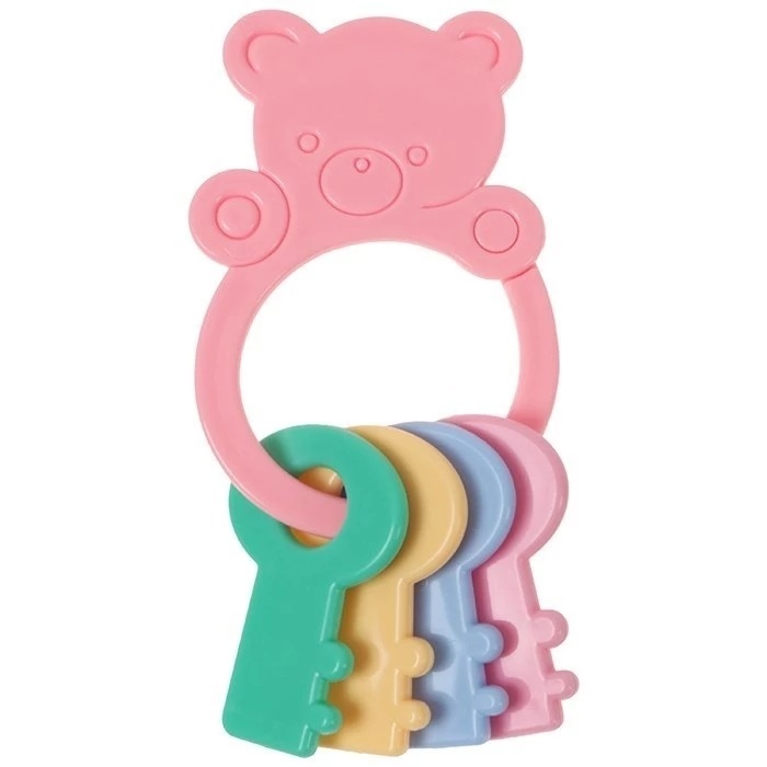 Mordedor Urso com Chaves para Bebê +4 – Sensorial, Seguro e super Divertido
