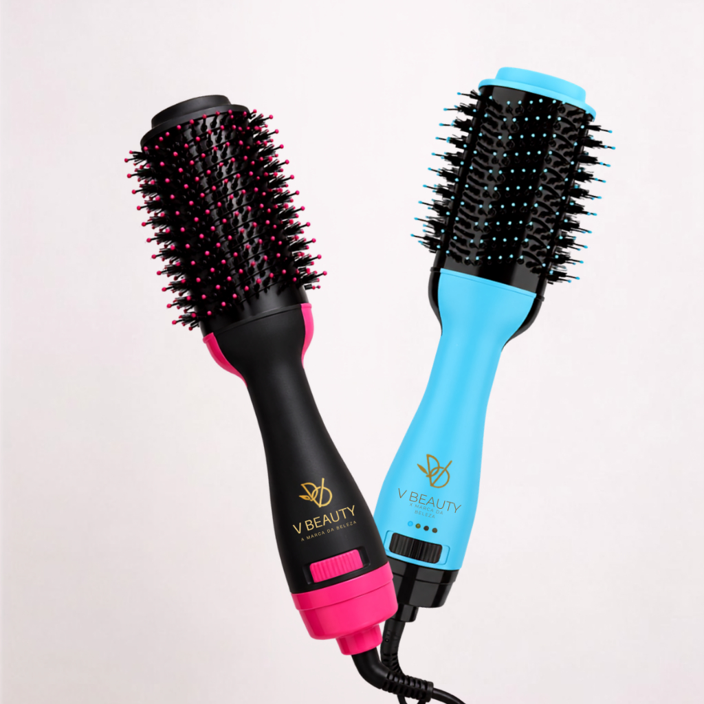 Escova Secadora VBeauty Air 360 Alisadora Profissional com Ar Quente Anti Frizz
