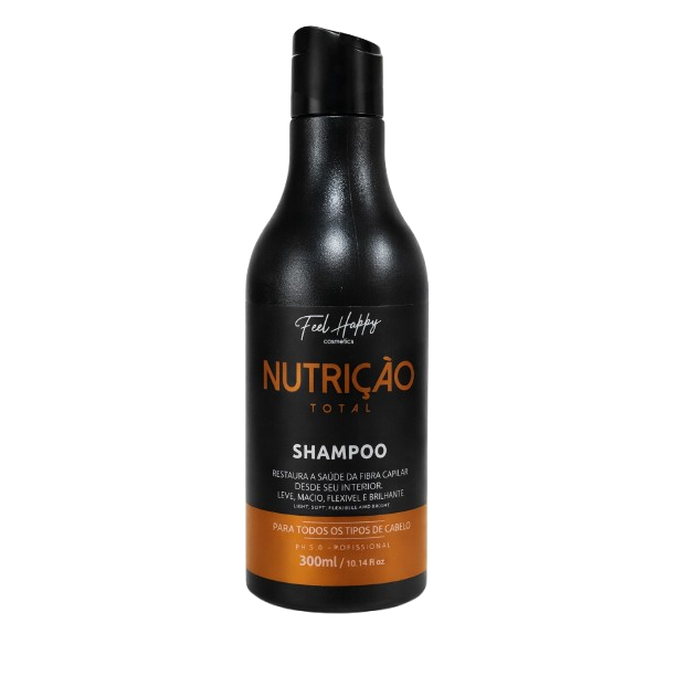 Shampoo Nutrição e Brilho 300ml Feel Happy