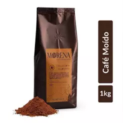 Café Torrado E Moído 100% Arábica Torra Média 1KG Gourmet Morena 02 Pacotes de 500gr