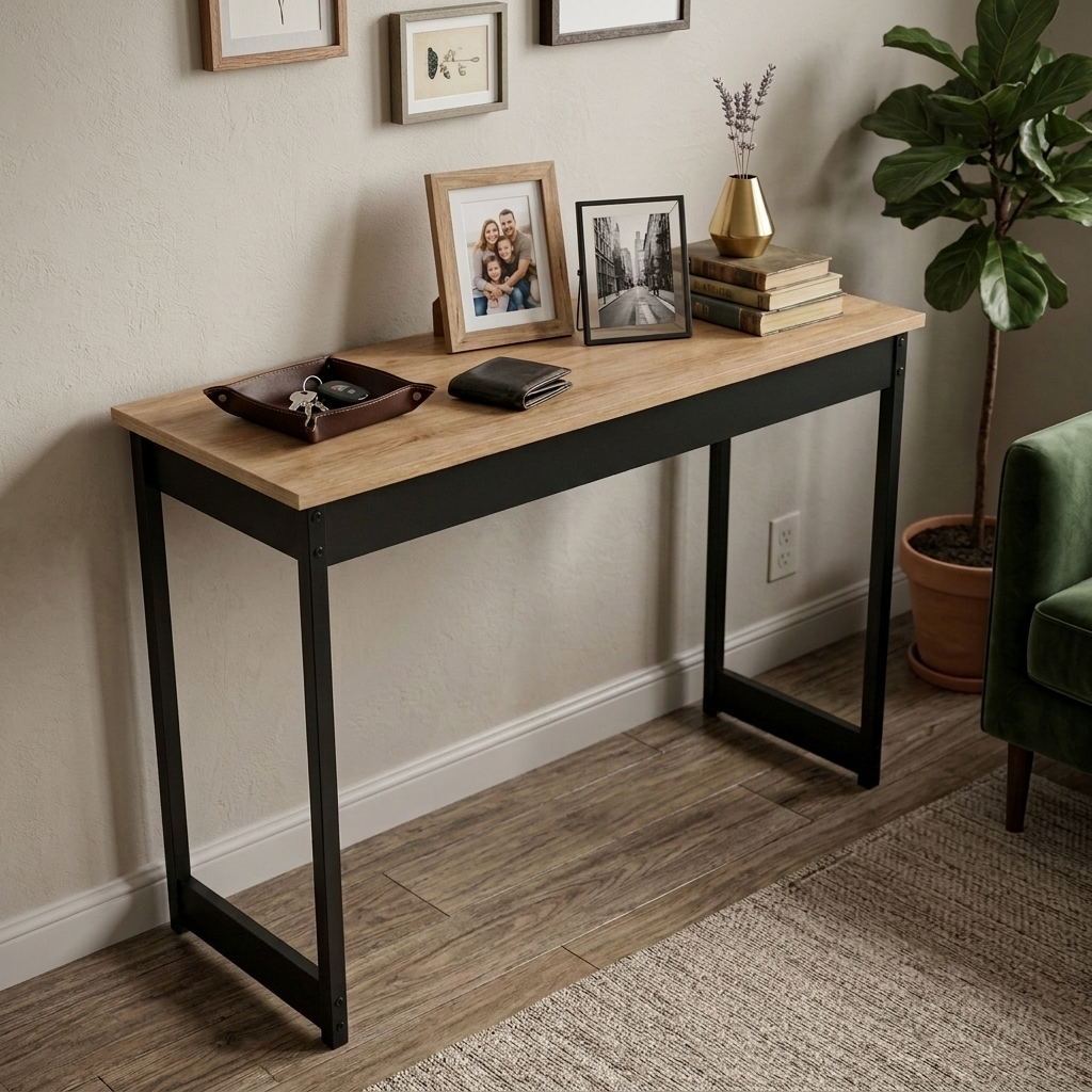 QUEIMA DE ESTOQUE - Mesa Aparador Industrial Multiuso para Sala ou Escritório