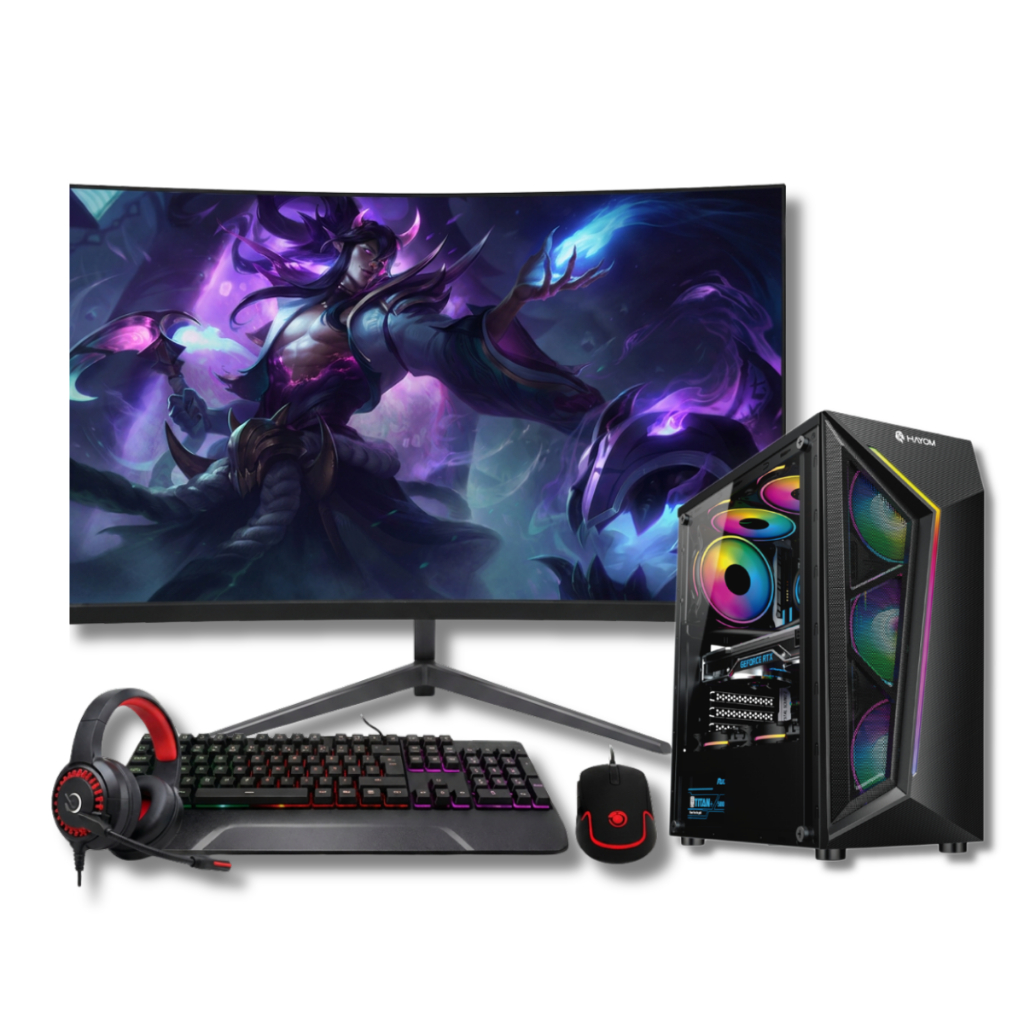 Computador Pc Gamer Intel i9 SSD 1TB Nvme 32Gb Ram RTX 5060 8gb Monitor Led 24" 