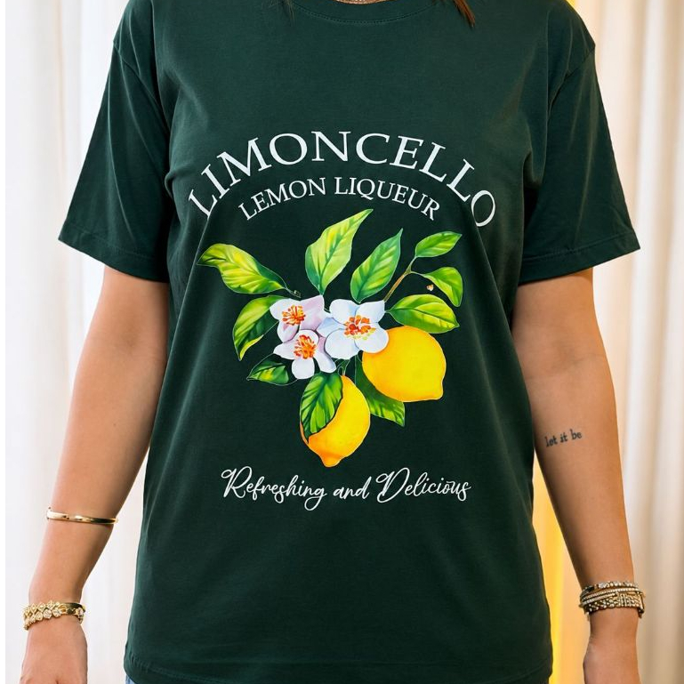 Camiseta Verde Feminina Despojada Estampada  Estilosa  – Do P ao G | Tecido Premium Confortável Algodão