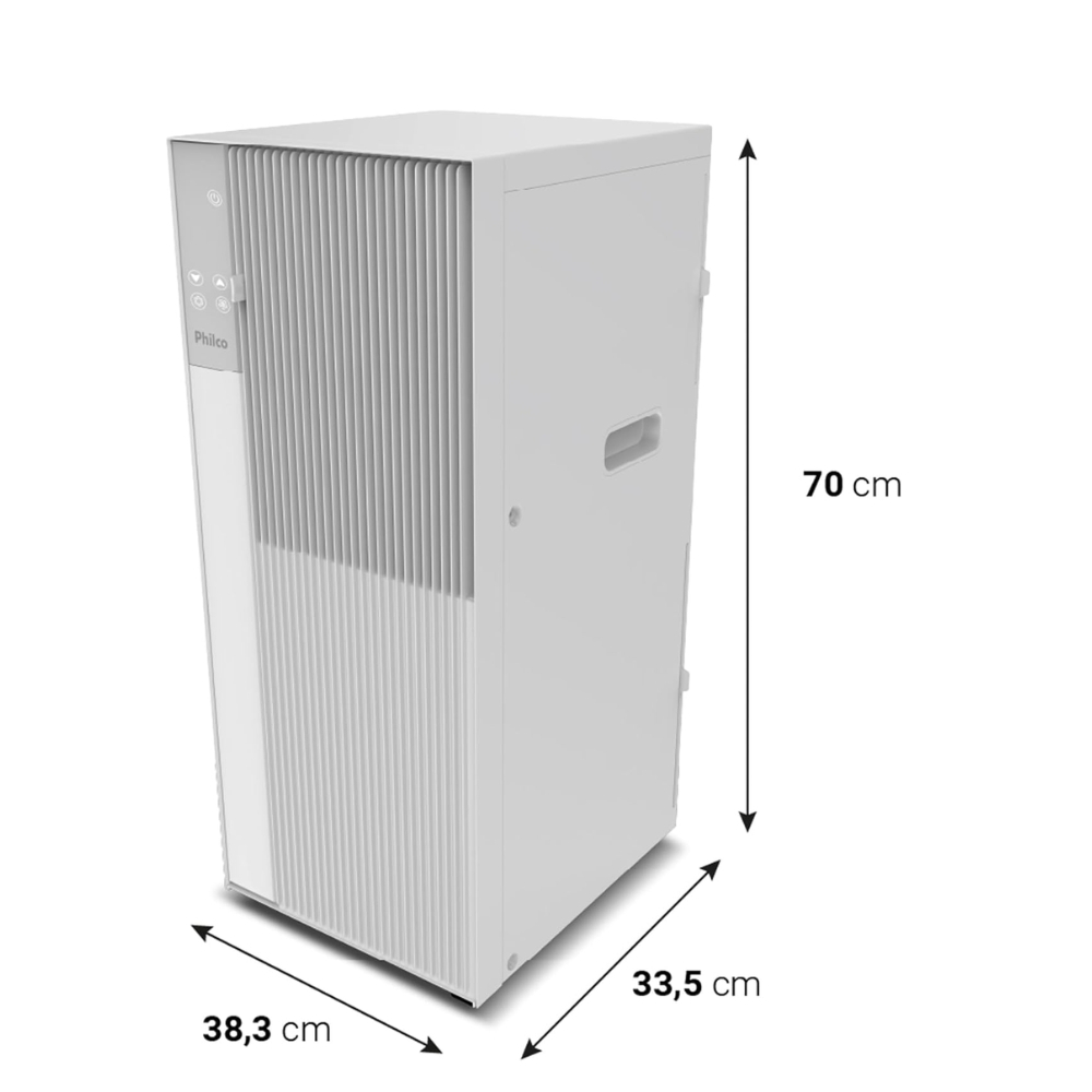 Ar-Condicionado Portátil Philco PAC12QN 12000 BTUs Função Quente e Frio, Timer e Controle Remoto — imagem 2 de 2