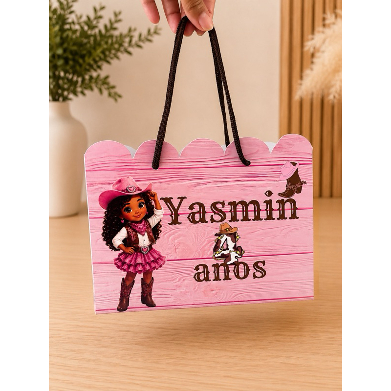 Sacolinha Personalizada para Festa Infantil | Lembrancinha Personalizada com Nome e Tema | Papelaria Personalizada