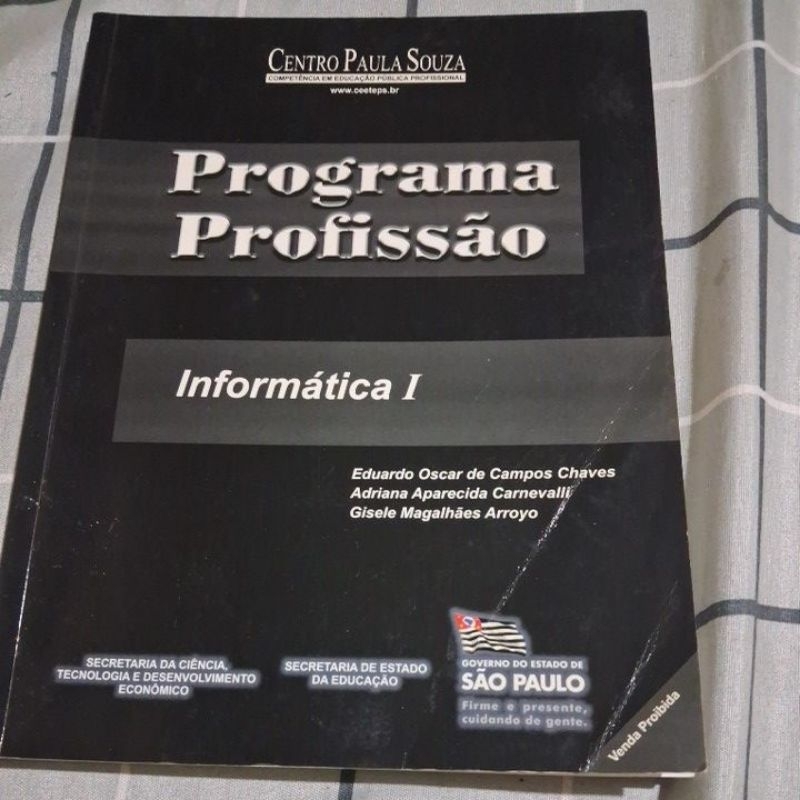 Livro Informática 1 usado 2002