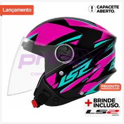Capacete PRO TORK Personalizado New Liberty 3 - DRAZE ROSA
